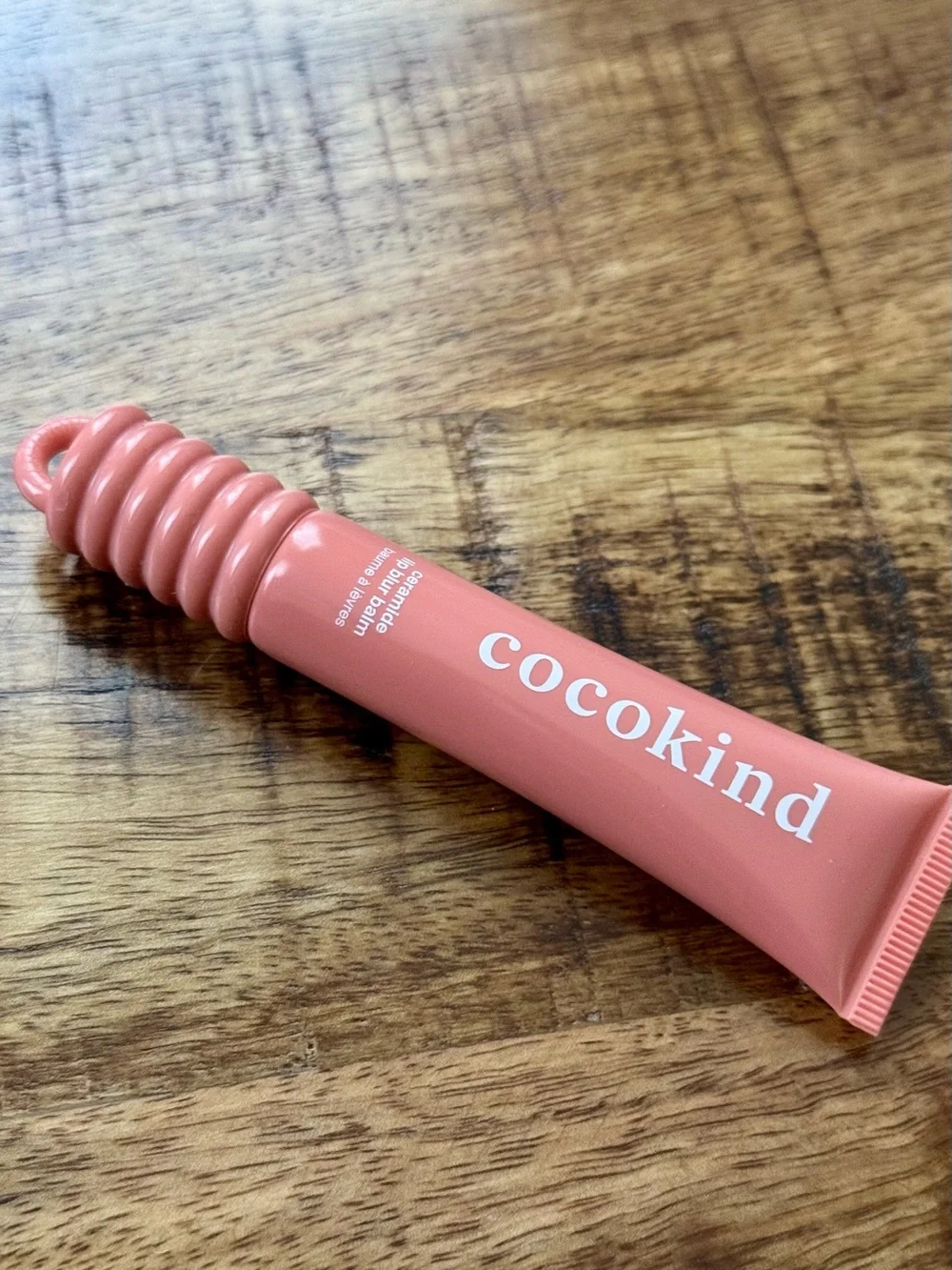 Cocokind Ceramide Lip Blur Balm- Coral Pink